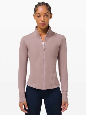 LULULEMON FLASH FORWARD FULL ZIP SIZE 8 VIOLET VERBENA